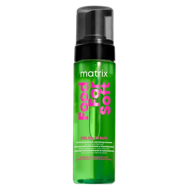 Matrix Food For Soft XXL Big 'N Soft Extra Volumizing Hydrating Mousse Niisutav vaht volüümi lisamiseks 200 ml