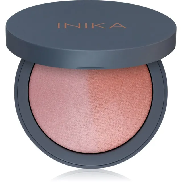 INIKA Organic Blush Duo Duo põsepuna varjund Burnt Peach 6,5 g