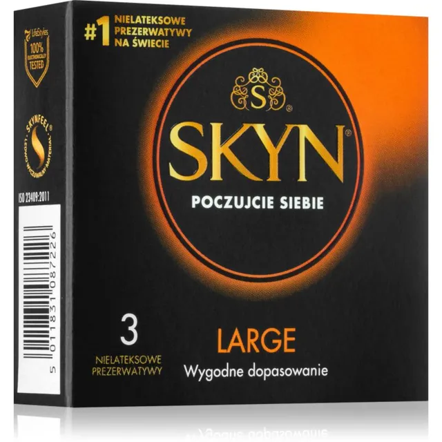 SKYN Large kondoomid 3 tk