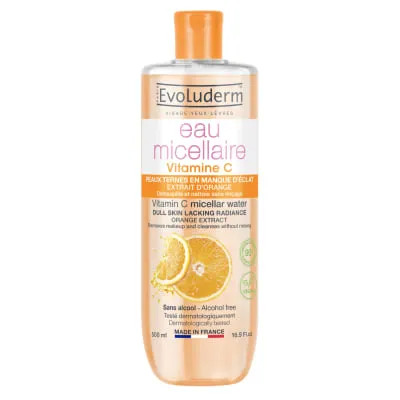 Mitsellaarvesi Evoluderm C-vitamiiniga 500ml