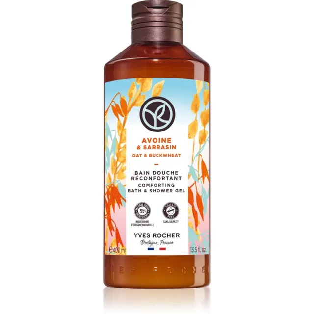 Yves Rocher Bain de Nature Hooldav dušigeel Oat & Buckwheat 400 ml