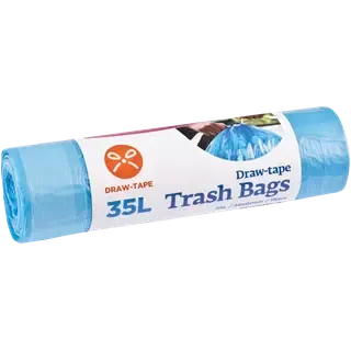 Prügikotid sulguriga 35l, MCLEAN, 15 tk