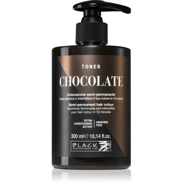 Black Professional Line Toner toonik looduslike toonide jaoks Chocolate 300 ml