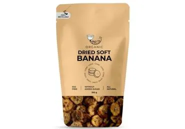 Org.kuiv.pehmed banaanitükid AMRITA 250g