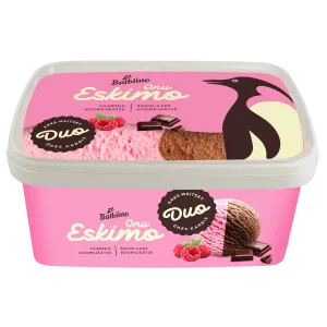 Vaarika- ja šokolaadi-koorejäätis, ONU ESKIMO, 680 g