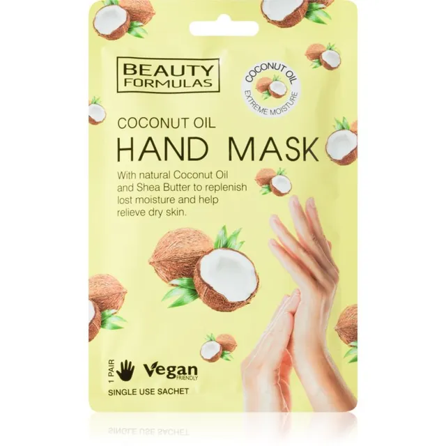 Beauty Formulas Coconut Oil sügavniisutav mask kätele 1 tk