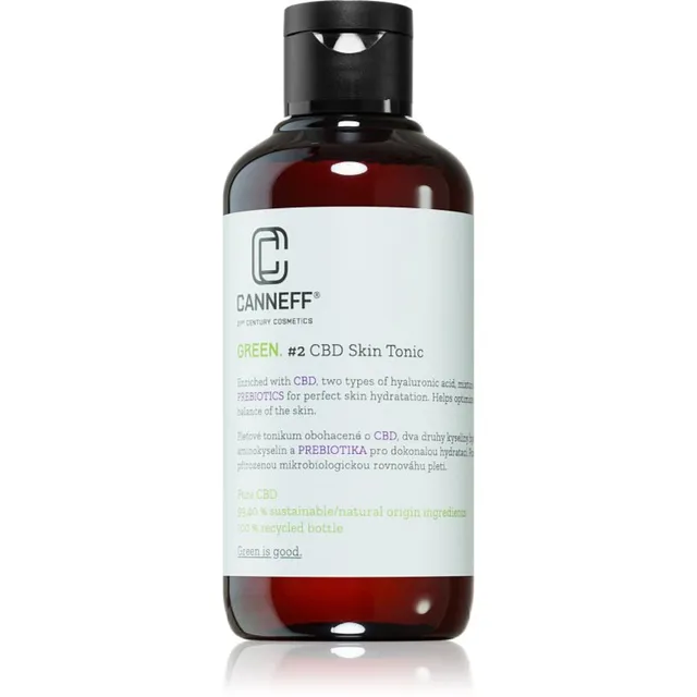 Canneff Green CBD Skin Tonic Niisutav nahatoonik 200 ml