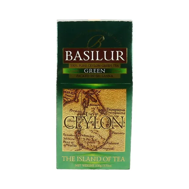 Roheline purutee The Island of Tea, BASILUR, 100 g