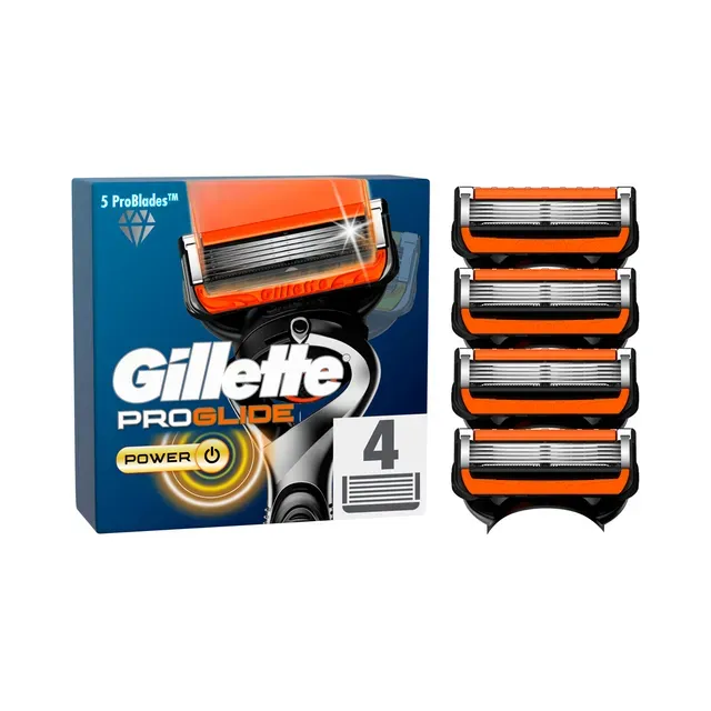 Varuterad Fusion Proglide Power, GILLETTE, 4 tk
