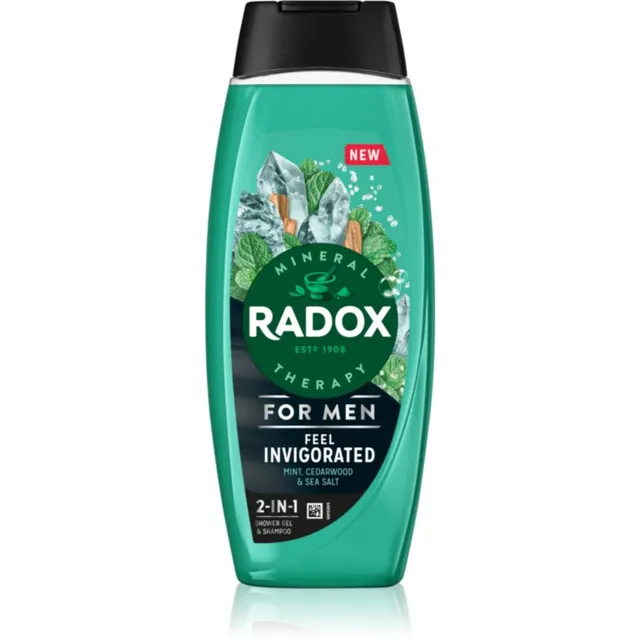 Radox Feel Invigorated Dušigeel meestele kaks-ühes 450 ml