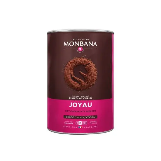Monbana Joyau kuum šokolaad 60% kakaod suur purk 800g