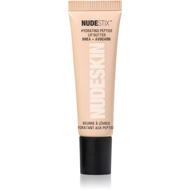 Nudestix Nudeskin Hydrating Peptide Lip Butter Sügavtoitev või huultele varjund Dolce Nude 10 ml