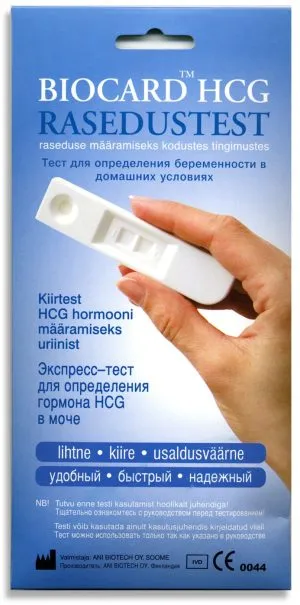Rasedustest, BIOCARD, tk