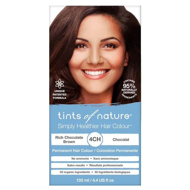 Tints of Nature Permanent Colour No.4CH Rich Chocolate Brown 130ml