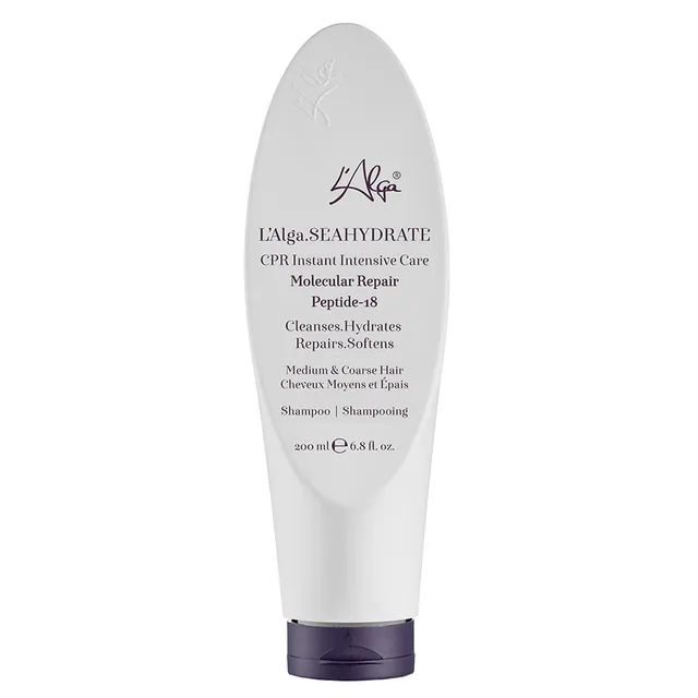 L`ALGA Seahydrate CPR Molecular Repair Peptide-18 Shampoo For Medium & Coarse Hair 200ml