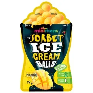 MiniMelts Big Mango Sorbetipallid, 72 g