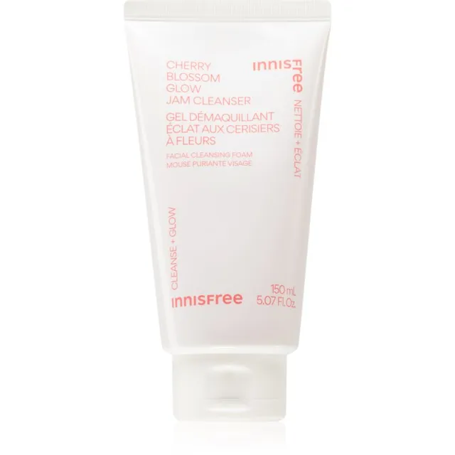 innisfree Cherry Blossom Glow Jam Cleanser Niisutav ja puhastav geel sära andva efektiga 150 ml