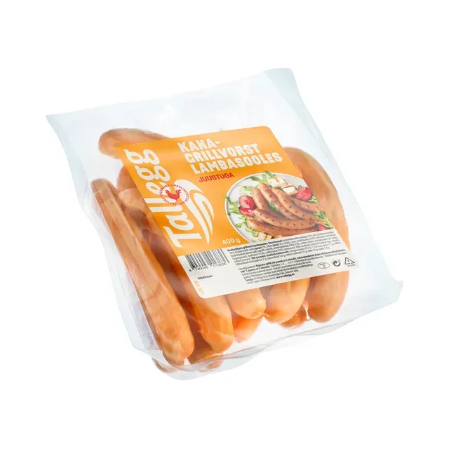 Kanagrillvorst juustuga lambasooles, TALLEGG, 400 g