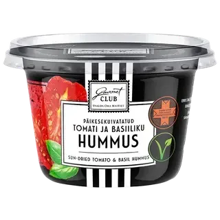 Tomati basiiliku hummus, GOURMET CLUB, 200 g
