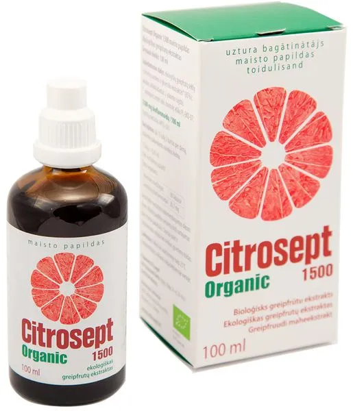 Greibiseemnete ekstrakt 1500. Toidulisand, ökoloogiline