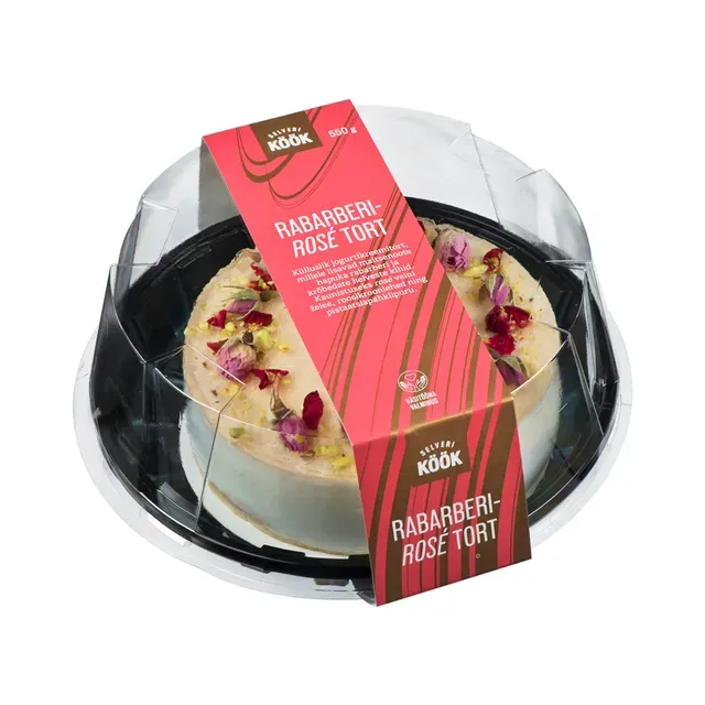 Rabarberi-Rose tort, SELVERI KÖÖK, 550 g