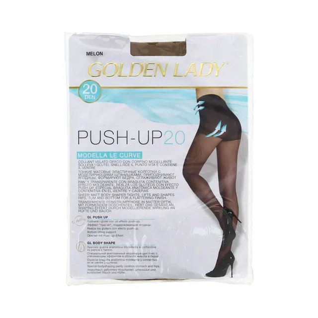 Naiste sukkpüksid Push Up 20 den melon L, GOLDEN LADY, 1 paar