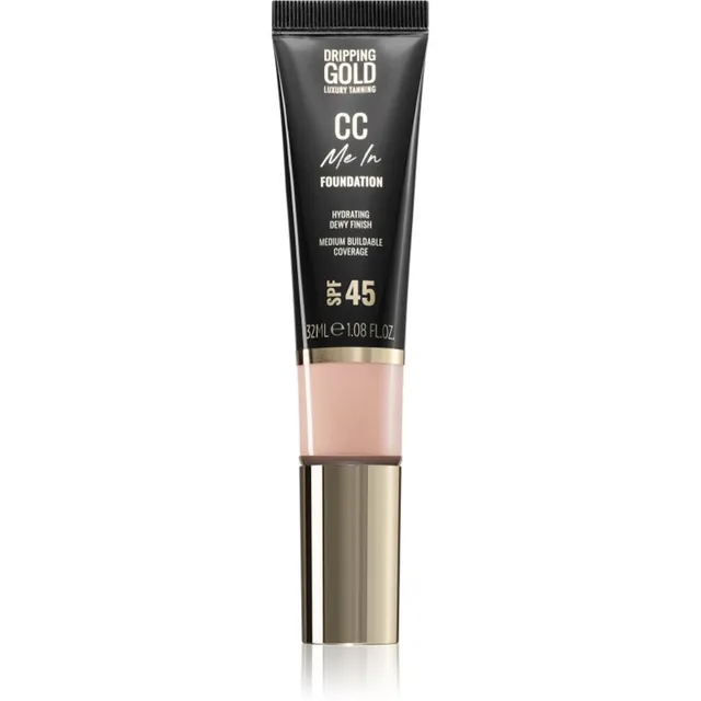 Dripping Gold CC Me In Kerge jumestuskreem SPF 45 varjund Vanilla 00 32 ml