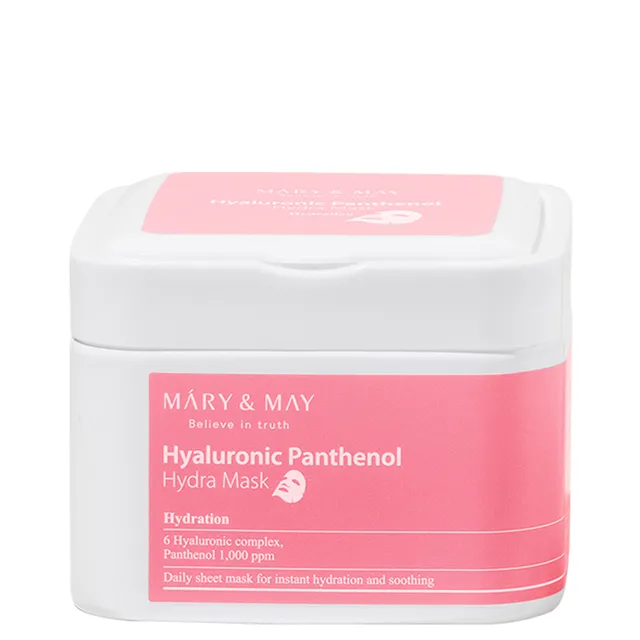 MARY & MAY Hyaluronic Panthenol Hydra Sheet Mask 30pcs