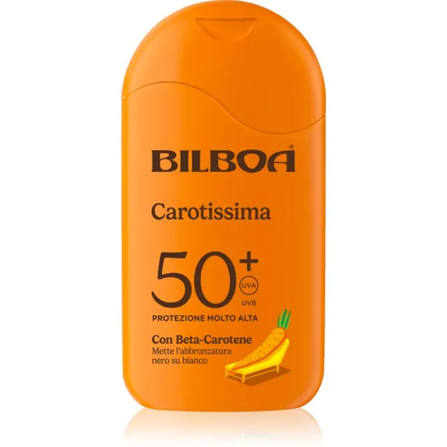Bilboa Carotissima Crema Päevituspiim beetakaroteeniga SPF 50+ 200 ml