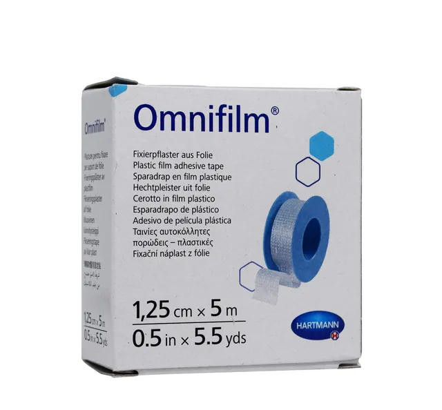 OMNIFILM RULLPLAASTER LÄBIPAISTEV 1,25CMX5M
