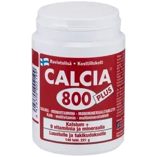 KaltsiumitablettCalcia 800+N140, LOODUSTOODE, 223 g