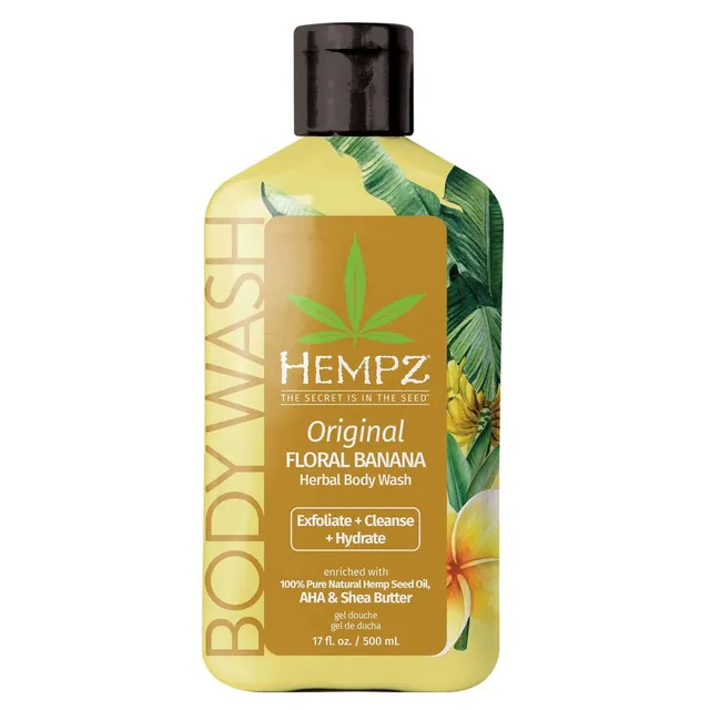 HEMPZ Original Floral Banana Herbal Body Wash 500ml