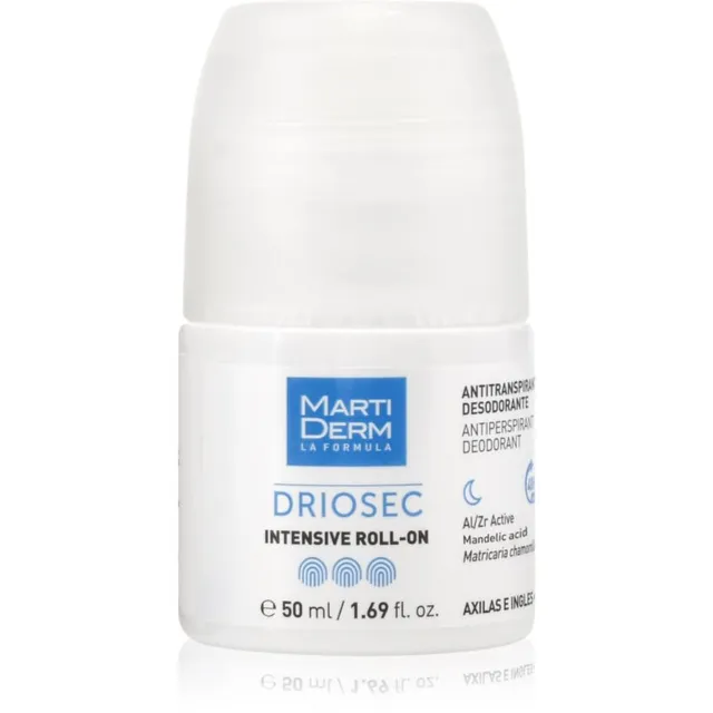 MartiDerm Driosec Intensive Roll-On Antiperspirant liighigistamise vastu 50 ml