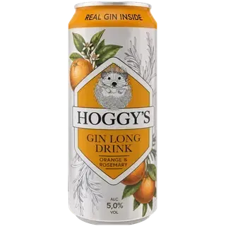 Hoggys Gin Long Drink Orange&Rosemary muu alkohoolne jook 5%vol 500 ml