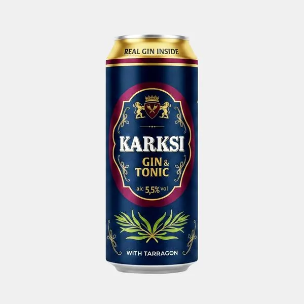 Gin & tonic with tarragon muu alkohoolne jook alk. 5.5 %vol 500ml Eesti