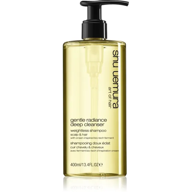 Shu Uemura Deep Cleanser Gentle Radiance Õrn puhastav šampoon tervete ja kaunite juuste jaoks 400 ml