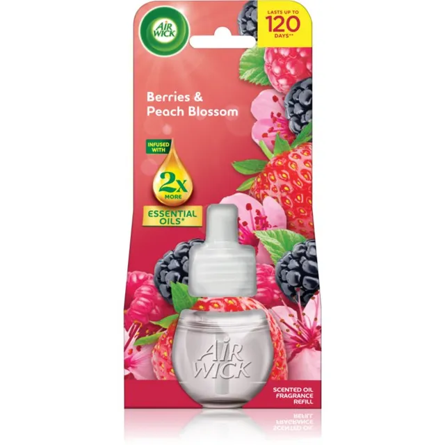 Air Wick Berries & Peach Blossom Elektriise hajuti täidis 19 ml