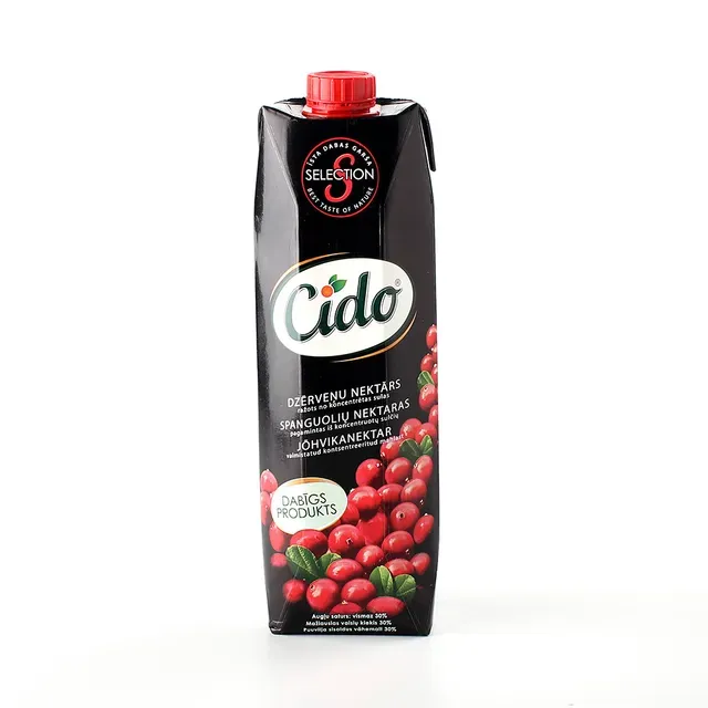Jõhvikanektar, CIDO, 1 L