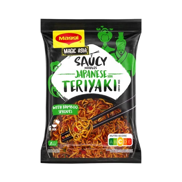Aasia vürtsidega kiirnuudlid Teriyaki kastmes, MAGGI, 128g