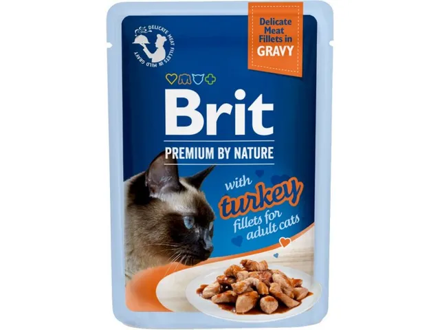 Brit Premium Delicate kassi einekotike, kalkun kastmes, 85 g