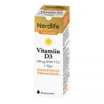 Nordlife Vitamiin D3 tilgad 4000IU 10 ml