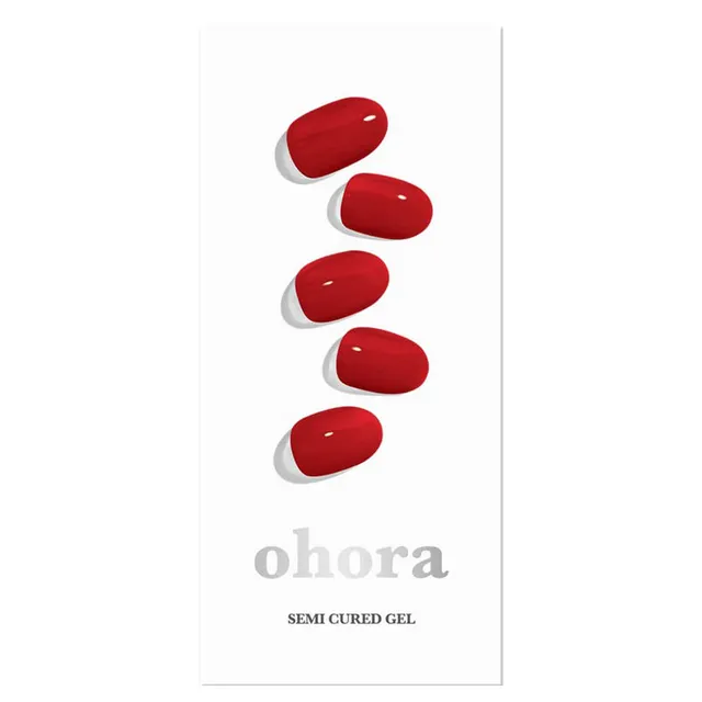 OHORA Semi Cured Gel Nail Strips N Addict 30pcs