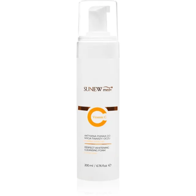 SUNEWMED+ Active Foaming Cleanser Face and Eye Makeup Removal Puhastav meigieemaldusvaht C-vitamiiniga 200 ml