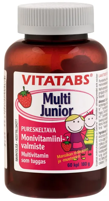 VITATABS JUNIOR MULTIVITAMIIN PEHMED MAASIKAD N60