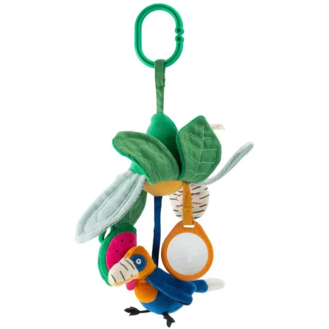 MOULIN ROTY Hanging Activity Flower kontrastne rippuv mänguasi 0m+ 1 tk