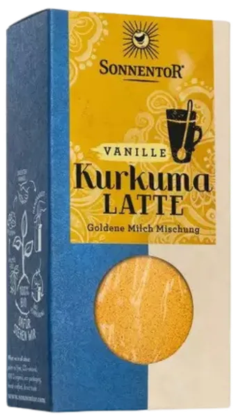 Kurkum Latte vaniljega