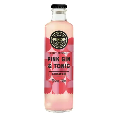 Muu alkohoolne jook Pink Gin & Tonic 7% 0,25l