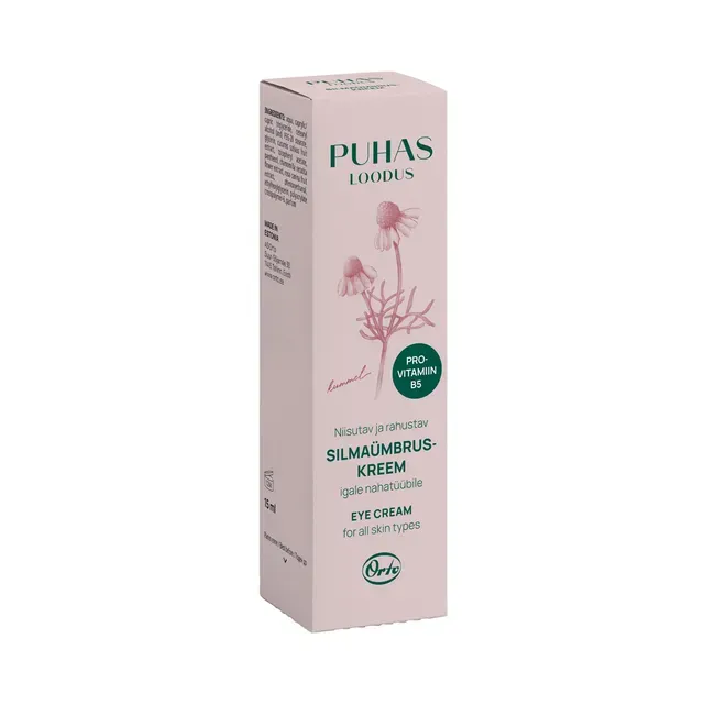 Silmaümbruskreem kummeliga, PUHAS LOODUS, 15 ml