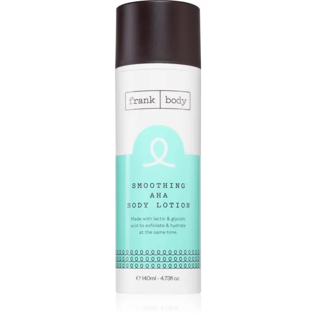 Frank Body Smoothing AHA Õrn koorimispiim AHA-hapetega 140 ml