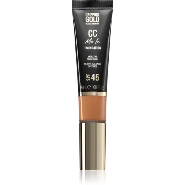 Dripping Gold CC Me In Kerge jumestuskreem SPF 45 varjund Chestnut 8.5 32 ml